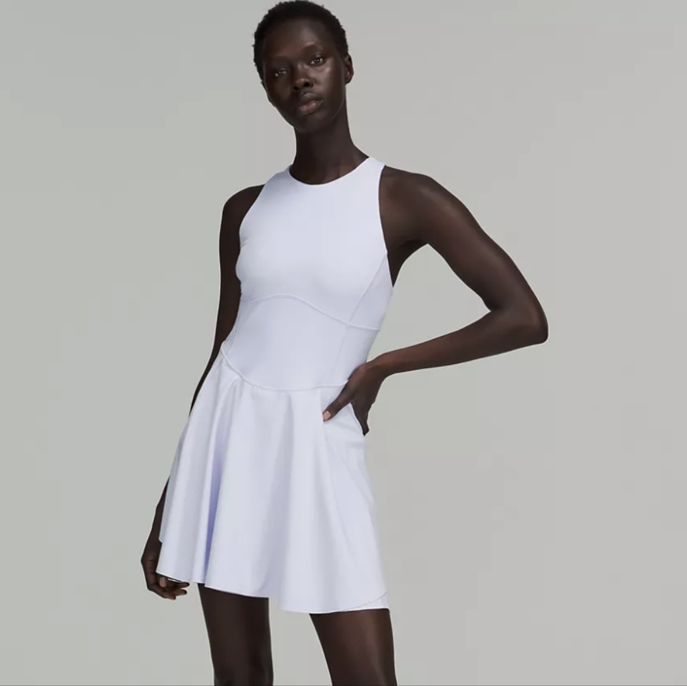 Lululemon Court Crush Tennis Dress in Pastel Blue